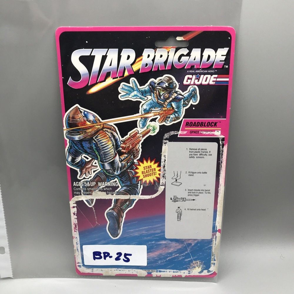 GI JOE 1993 STAR BRIGADE ASTRO-VIPER FULL CARD BACK UNCUT FILE CARD HASBRO - Picture 8 of 8